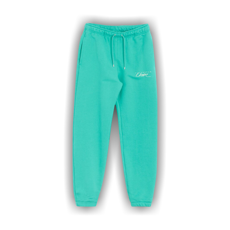 Buy Air Jordan x Union MJ Fleece Pants 'Kinetic Green/Coconut Milk