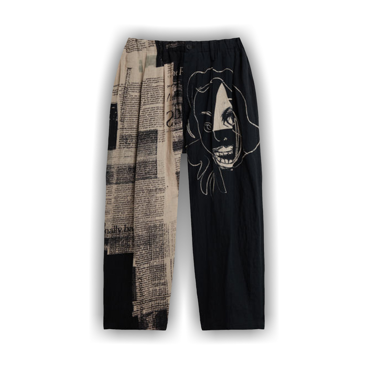 Buy Yohji Yamamoto Pour Homme Newspaper Asakura Print Two Buy Yohji Yamamoto Pour Homme Newspaper Asakura Print Two