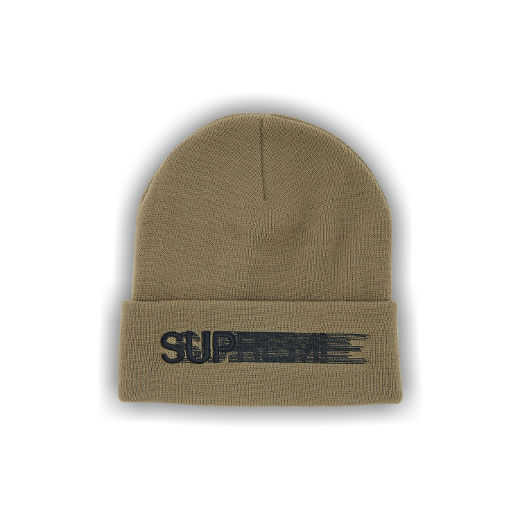 Supreme Motion Logo Beanie 'Taupe'