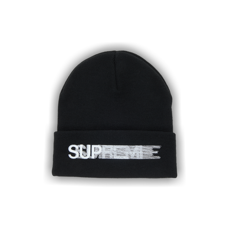 Buy Supreme Motion Logo Beanie 'Black' - SS23BN10 BLACK | GOAT