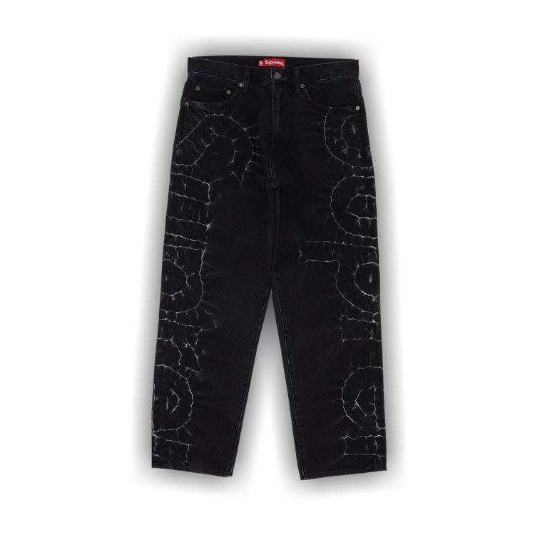 Buy Supreme Shibori Loose Fit Jean 'Black' - SS23P48 BLACK | GOAT