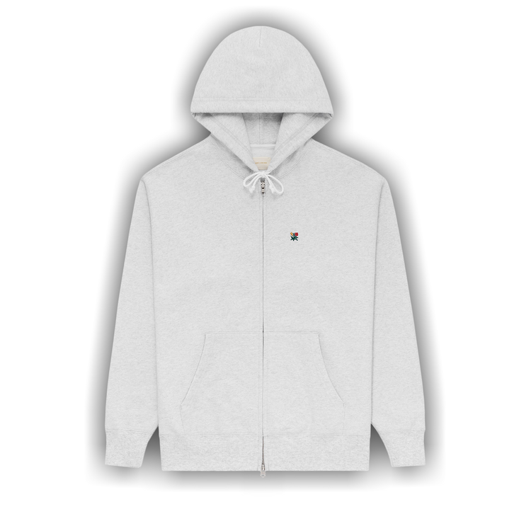 Buy Aimé Leon Dore Full-Zip Crest Hoodie 'Silver Mix' - SS23CH007