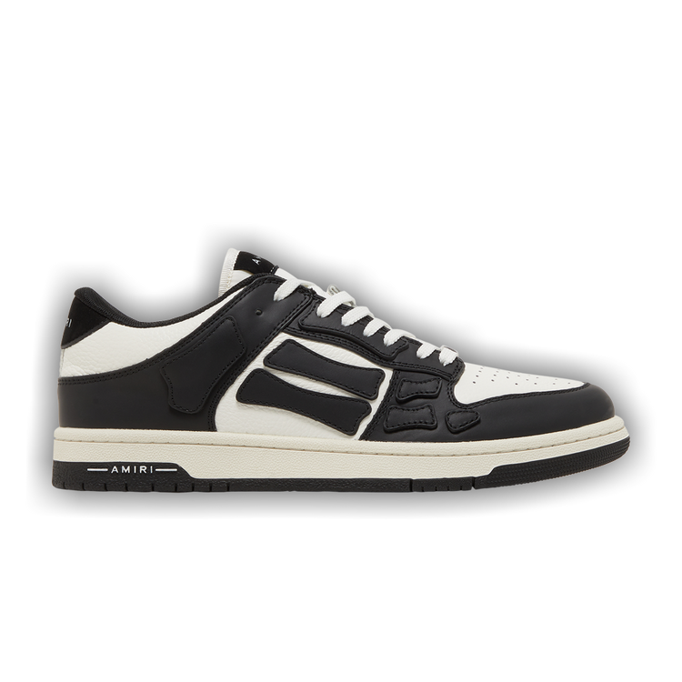 スニーカー AMIRI SS25 'Skel Top Low' sneakers (AMFOSR1047 WHITEBLACK) AMIRI Skel Top Low White Black White Men's - PS22MFS003-111