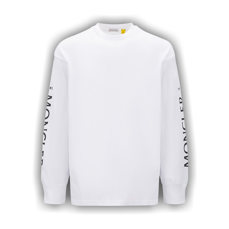 トップス MONCLER GENIUS HYKE T-SHIRT LONG SLEEVE Moncler Men's Genius x HYKE Long Sleeve Logo T-Shirt in