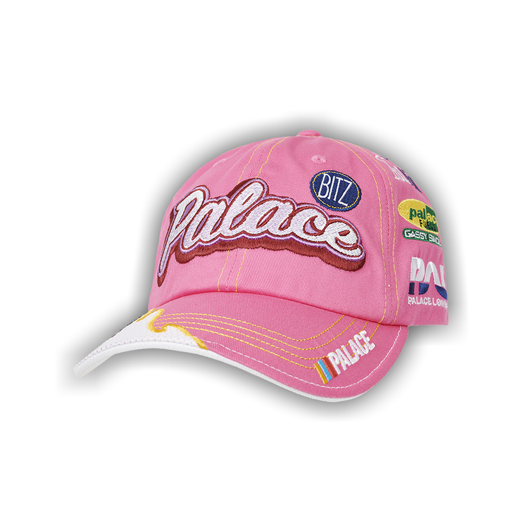 Buy Palace Palace Team Racing 6-Panel 'Pink' - P24H007 | GOAT
