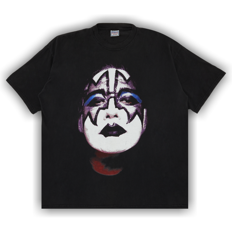 Ace Frehley Full Big Face Shirt Classic Black T Shirt Full