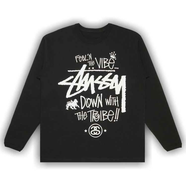 Buy Stussy Feel'n The Vibe Long-Sleeve 'Black' - 0535
