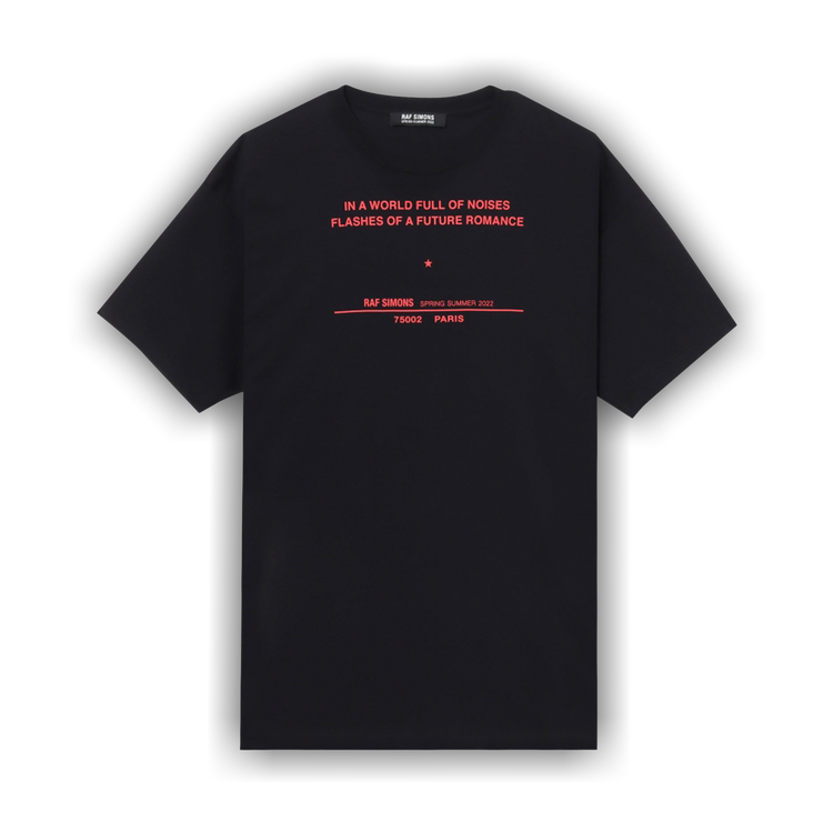 Buy Raf Simons Solemn X Oversized T-Shirt 'Black' - 221 M130 19001
