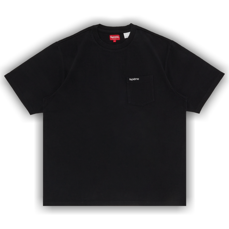 トップス Supreme Cat L/S Pocket Tee BLACK Supreme Cat L S