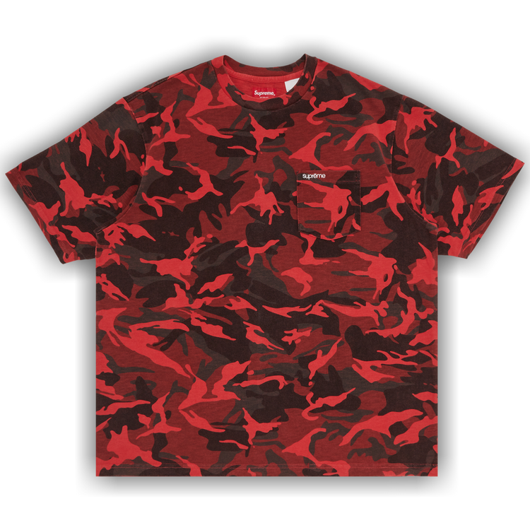 FW18 Supreme L/S Pocket Tee Red Camo - シュプリーム ロンT FW18 Supreme L/S Pocket Tee Red Camo - シュプリーム ロンT