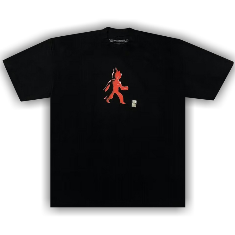 Cactus Jack × Sp5der Airbrush Tシャツ Black○関送無料○ Sp5der x Travis Scott Cactus Jack Airbrush T-shirt Black