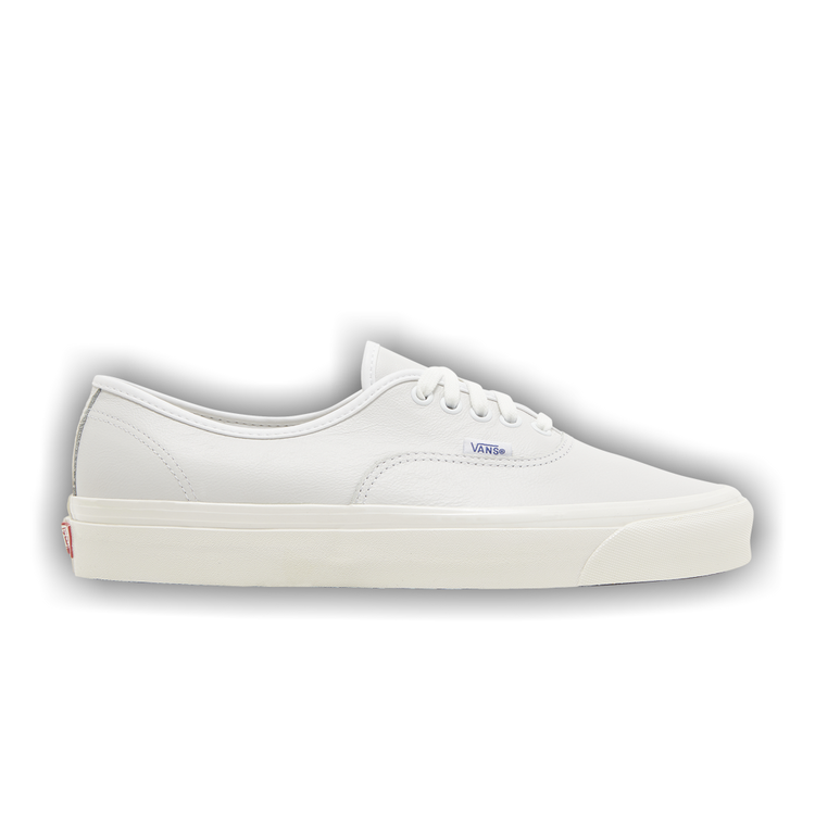Vans vault og cheap authentic lx white leather