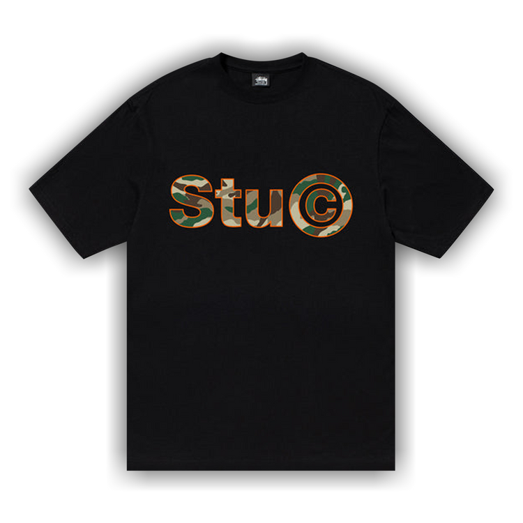 ★23SS 最新作★STUSSY STU C. CAMO TEE Buy Stussy Stu C. Camo Tee 'Black' - 1904968 BLAC | GOAT