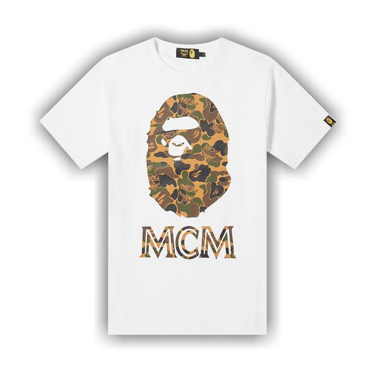 MCM × BAPE CAMO APE HEAD TEE Tシャツ L - Tシャツ/カットソー(半袖 ...
