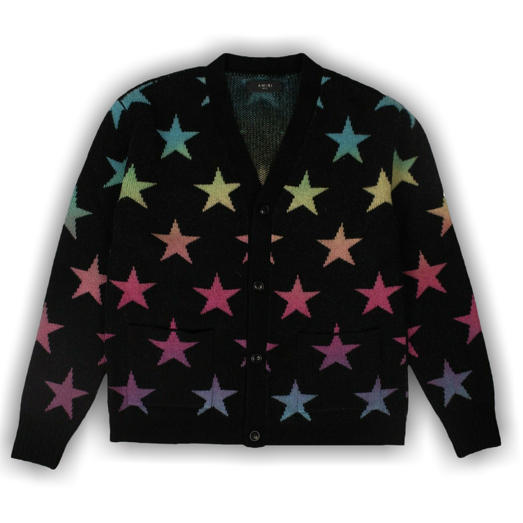 Amiri star cardigan outlet