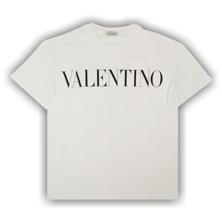 Buy Valentino T-Shirt With Print 'White' - WV0MG10W7SS A01 | GOAT