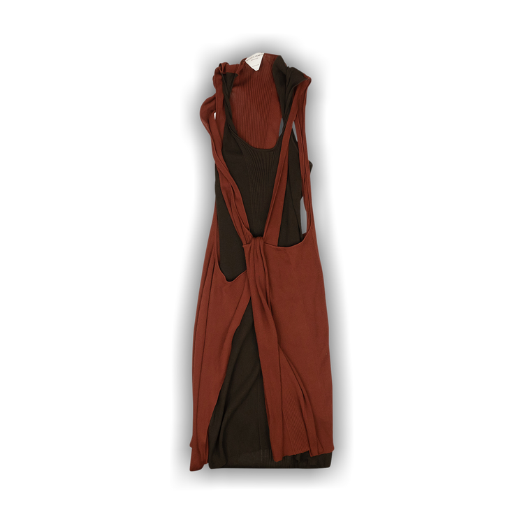 Buy Bottega Veneta Deconstructed Sweater Dress 'Brown