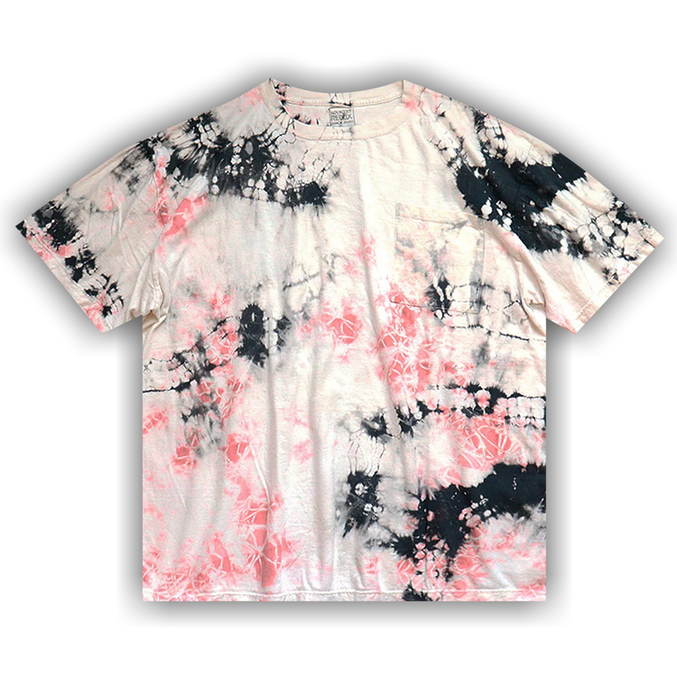 Buy Kapital Jersey Bone Big T-Shirt (Ashbury Dyed) 'Black/Pink