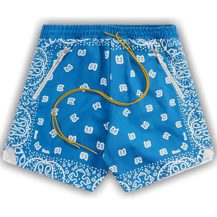 Buy Rhude Bandana Shorts Marine Blue SS23SH460094811367 GOAT