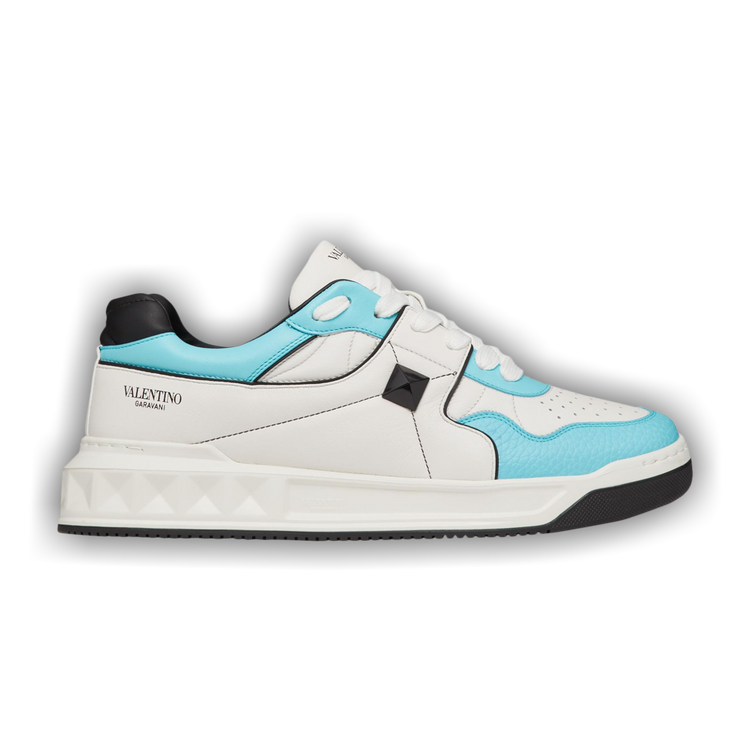 Buy Valentino One Stud Low 'White Blue' - XY2S0E71 NWN 793 | GOAT