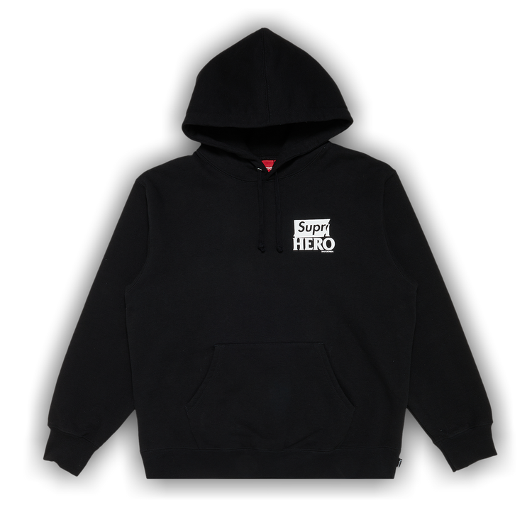 Buy Supreme x ANTIHERO Hooded Sweatshirt 'Black' - SS22SW78 BLACK