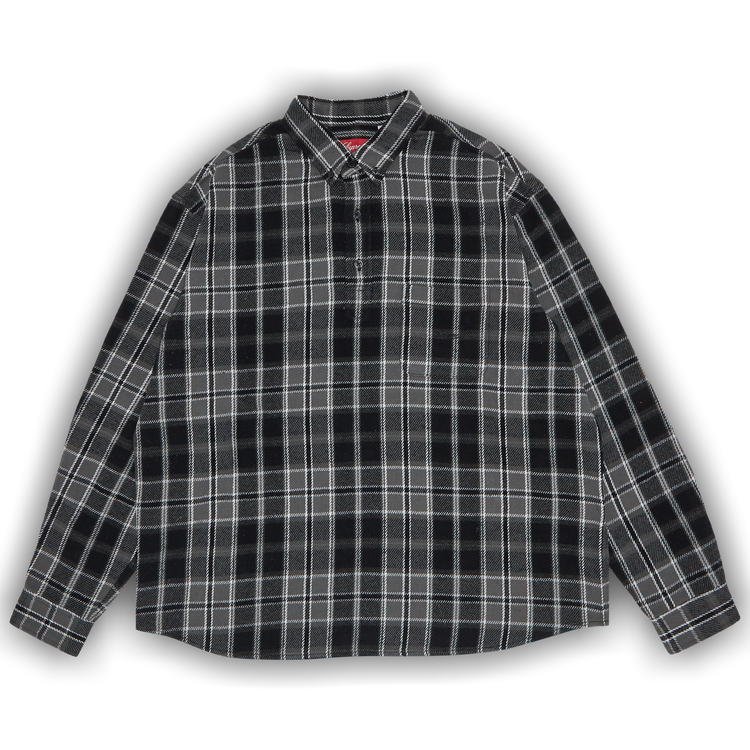 Buy Supreme Pullover Plaid Flannel Shirt 'Black' - SS23S14 BLACK