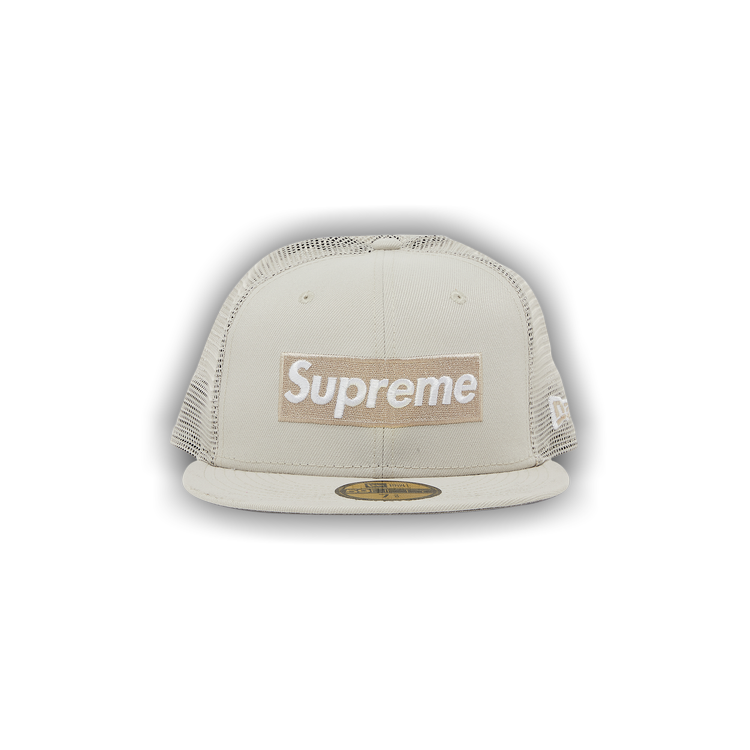 Buy Supreme x New Era Box Logo Mesh Back 'Stone' - SS23H115 STONE