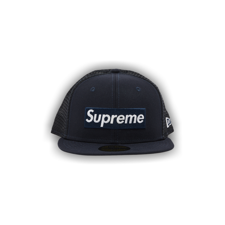 Buy Supreme x New Era Box Logo Mesh Back 'Navy' - SS23H115