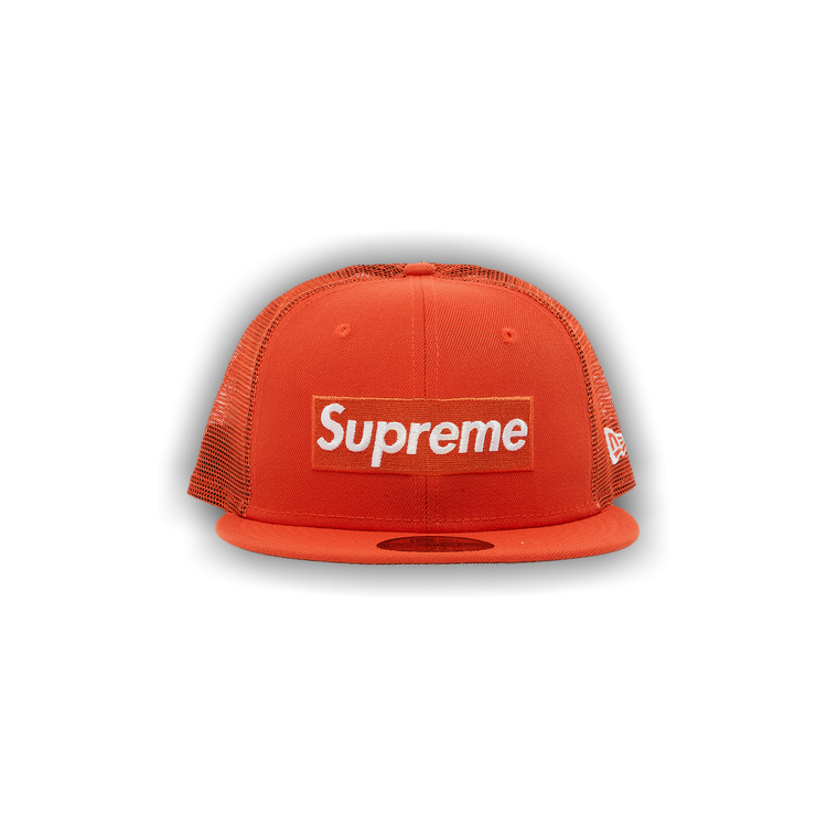 帽子 Supreme Box Logo Mesh Back New EraOrange Buy Supreme x New Era Box Logo Mesh Back 'Orange' - SS23H115