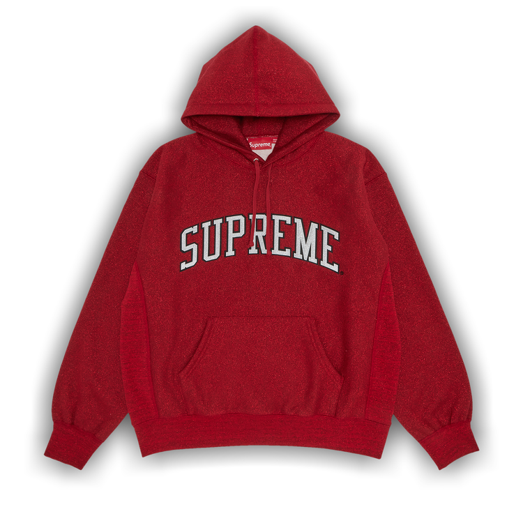 Buy Supreme Glitter Arc Hooded Sweatshirt 'Red' - SS23SW6 RED 