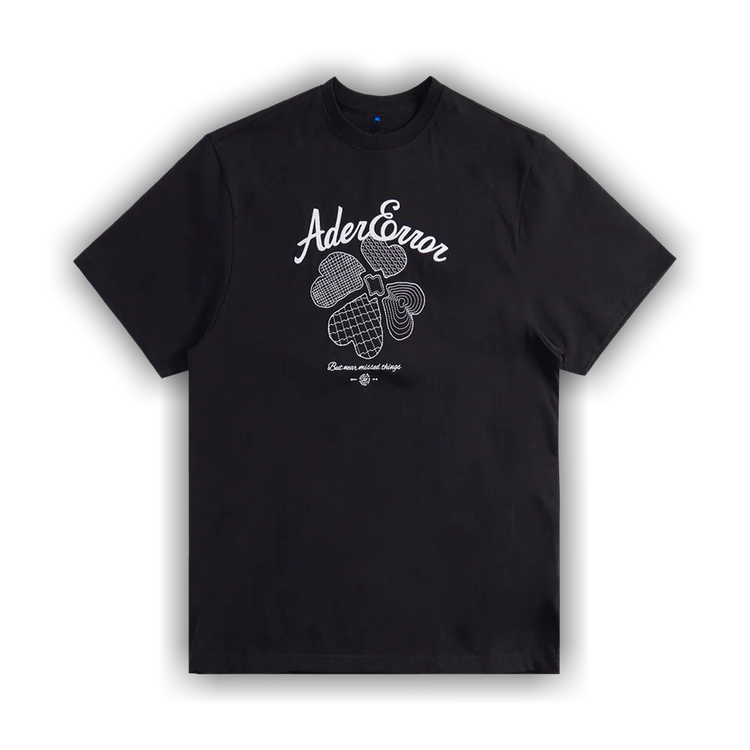 Buy Ader Error Stitch Detail Logo T-Shirt 'Black' - BMADSSTS0102BK