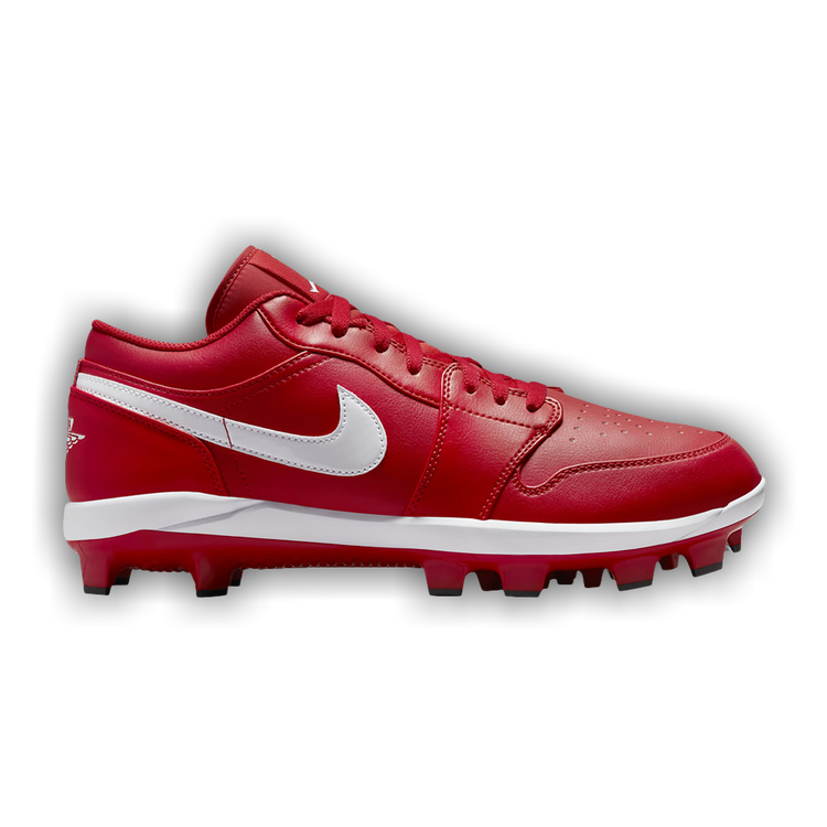 Jordan 1  RETRO MCS LOW 白×赤 28cm スパイク NEW AUTHENTIC AIR JORDAN 1 RETRO MCS LOW MENS BASEBALL CLEAT