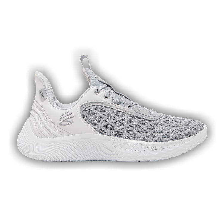 3025311 Under Amour Team Curry 9 White/Grey M8 W9.5 Basketball Shoes