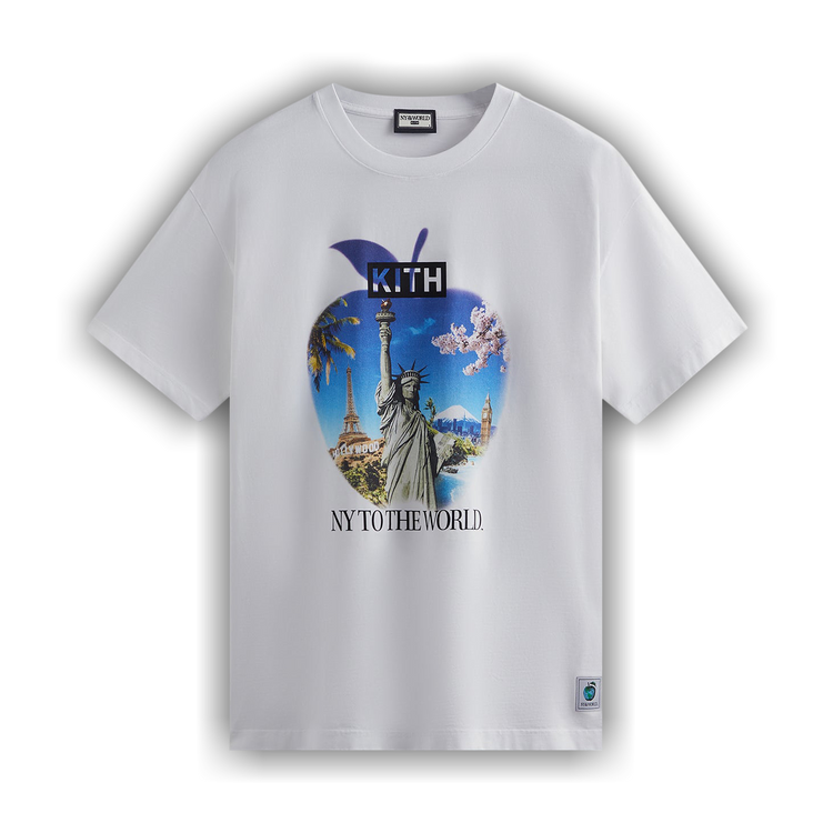 Buy Kith New York To The World Souvenir Vintage Tee 'White