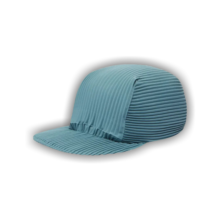Buy Homme Plissé Issey Miyake Pleats Cap 'Blue' - HP28AA401
