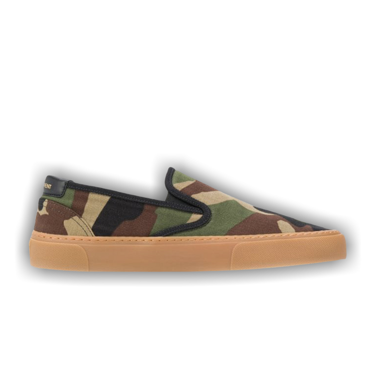 Buy Saint Laurent Venice Slip On Camo 585742 1IR30 3166 GOAT