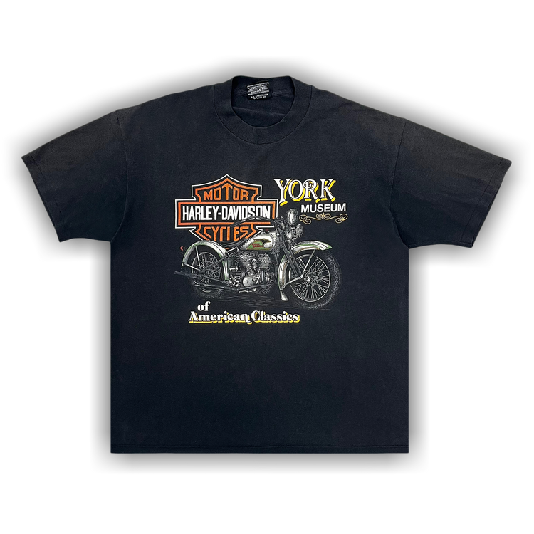 Buy Vintage Harley Davidson York Museum Tee 'Black' - 2934