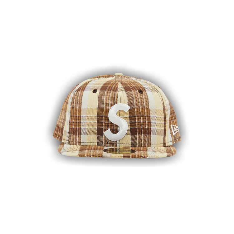 帽子 Supreme New Era llic Plaid S Logo Supreme Metallic Plaid S Logo New Era Hat Black - SS23 - US