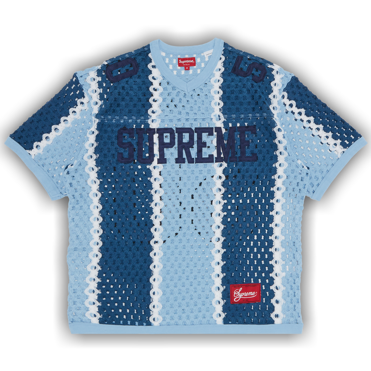 Buy Supreme Crochet Football Jersey 'Slate' - SS23KN13 SLATE