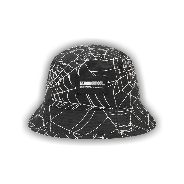 Buy Neighborhood Spiderweb Bucket Hat 'Black' - 231YGNH HT04