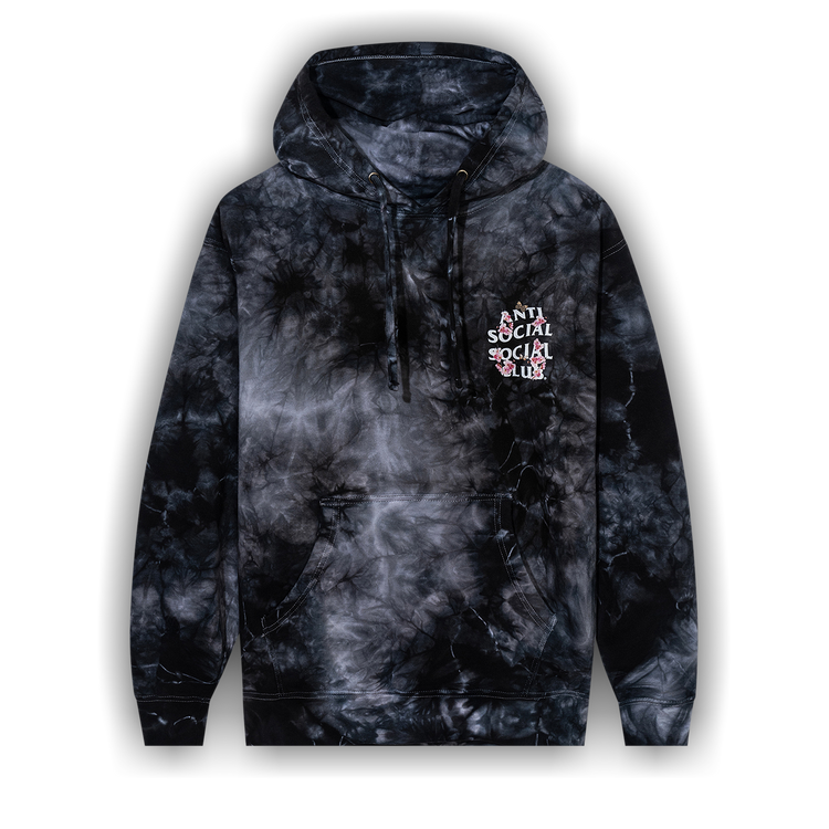 Anti social social club tie dye hoodie on sale