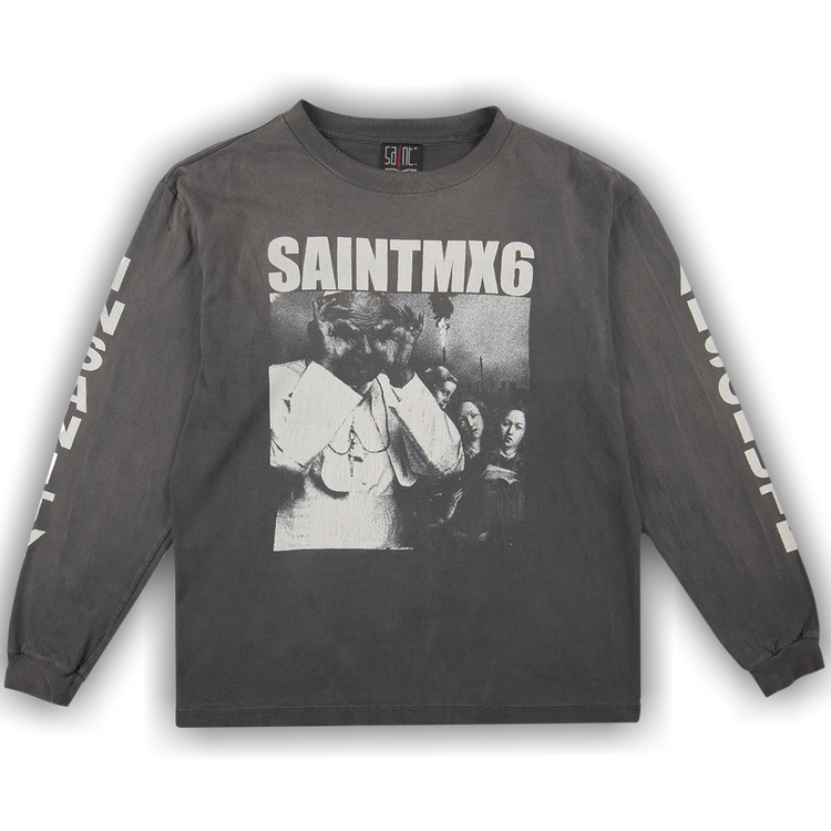 Tシャツ・カットソー SAINT MICHAEL SS25 T-shirts (SM HR8 0000 C68 BLACK) Saint Michael KK_SS Tee Complete Control - LABELS