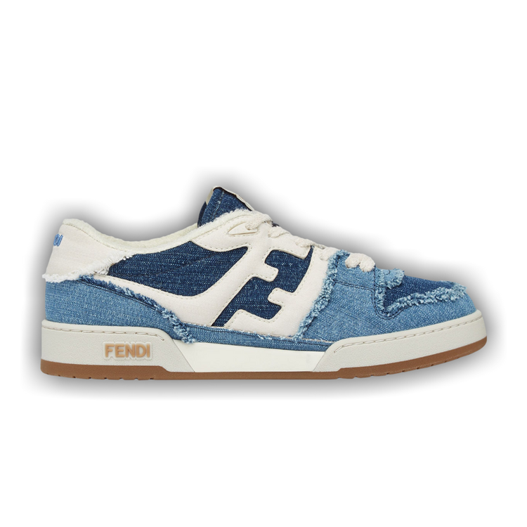 スニーカー Fendi Denim Fendi Match Sneakers Fendi Match Sneakers Leather Blue | Fendi
