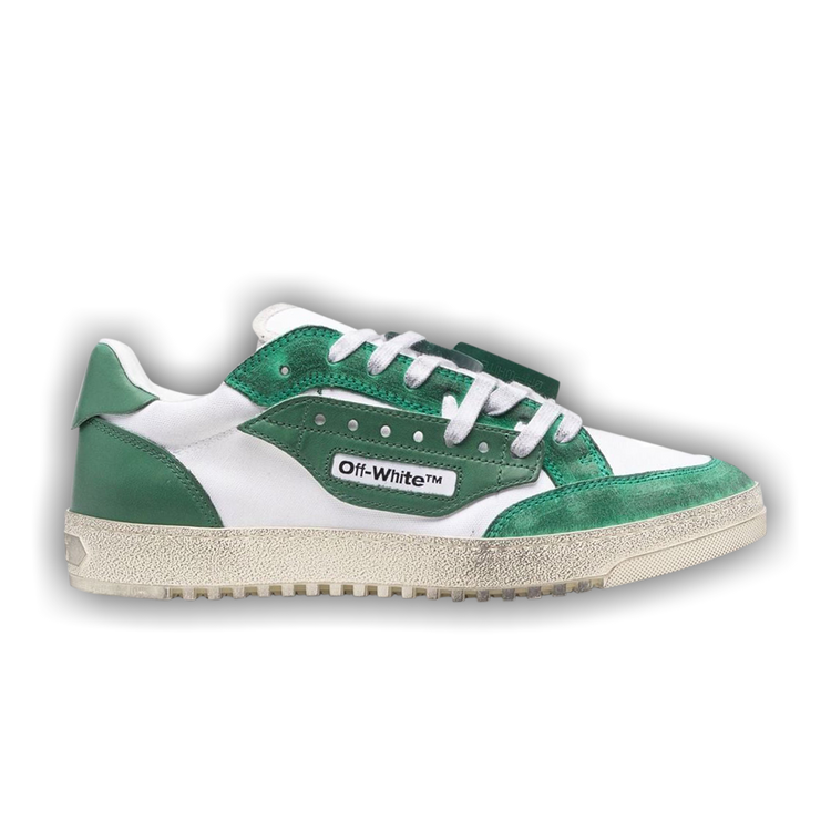 Buy Off-White 5.0 Low 'Distressed White Dark Green