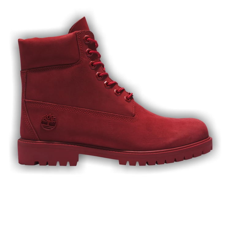 Dark red timberlands discount