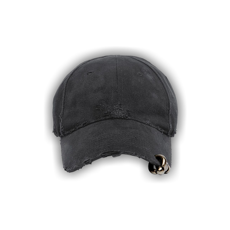 Buy Balenciaga Heavy Piercing Cap 'Black/White' - 749157