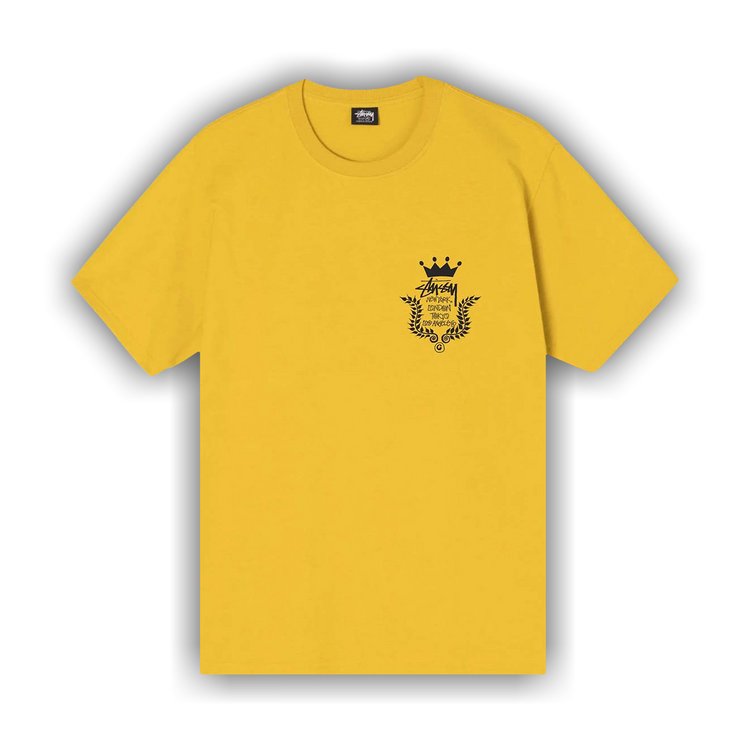 Buy Stussy Crown Wreath Tee 'Honey' - 1904786 HONE | GOAT