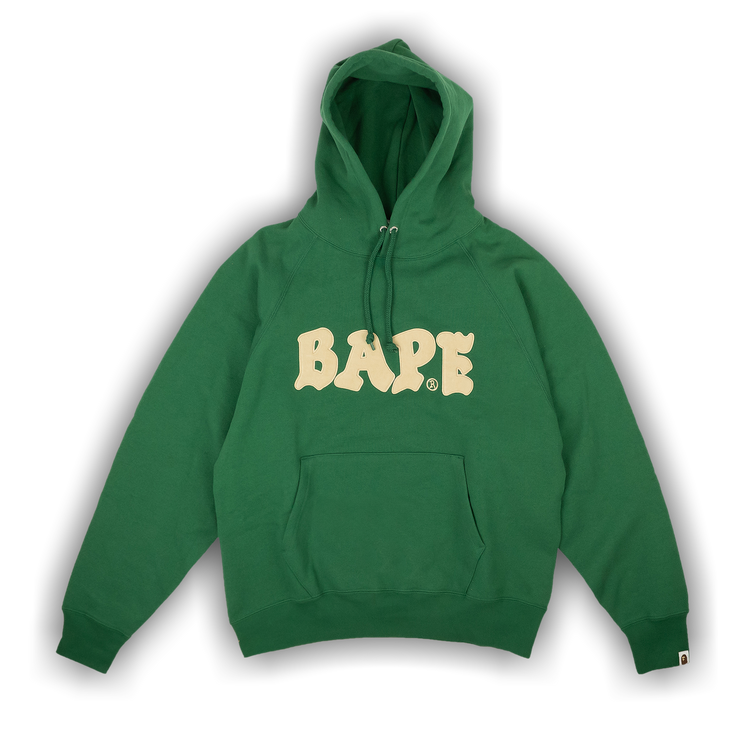 Buy BAPE Relaxed Fit Pullover Hoodie 'Green' - 1PPI 801 001 GREEN