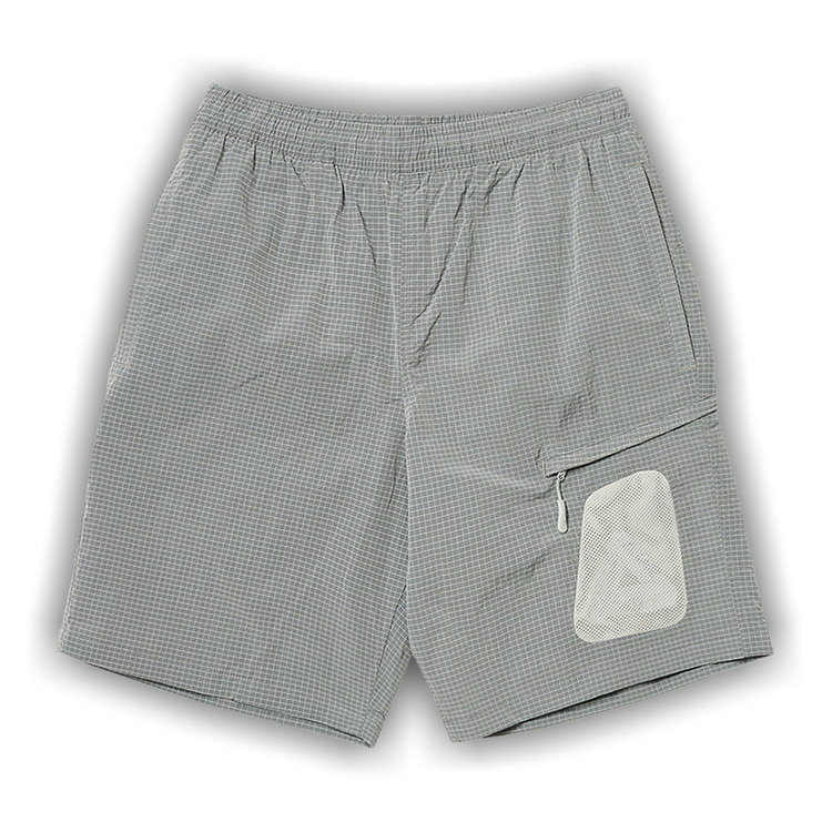 Buy Palace Y-Ripstop Shell Short 'Steel Grey' - P24ST062