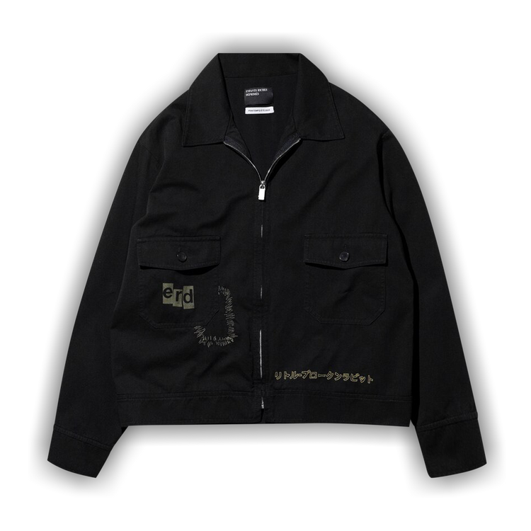 Buy Enfants Riches Déprimés Bunny Mechnics Jacket 'Black/Olive